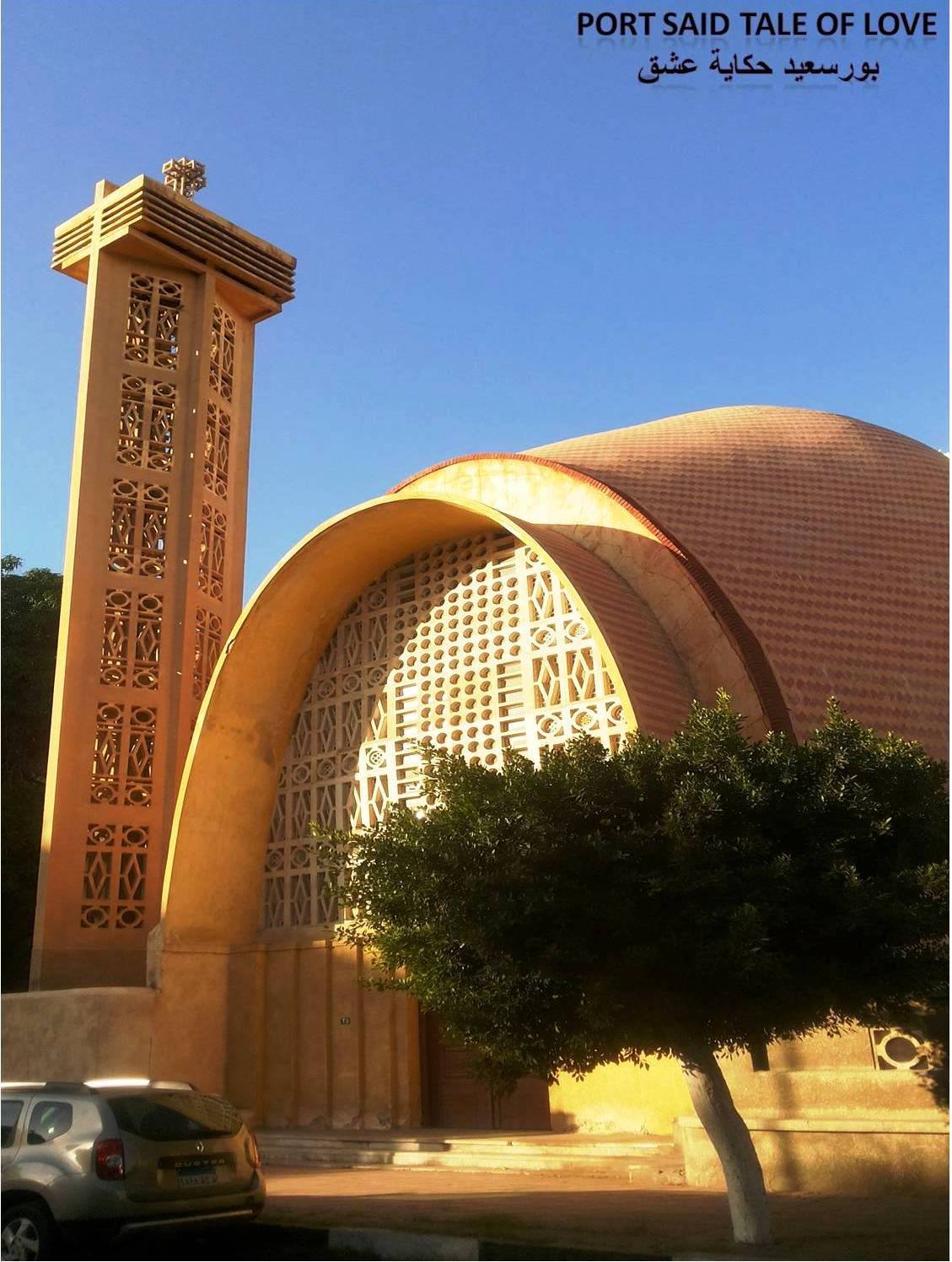 كنيسة سانت تريز المارونية المبنية 1948 دار البطركخانة المارونية ببورسعيد